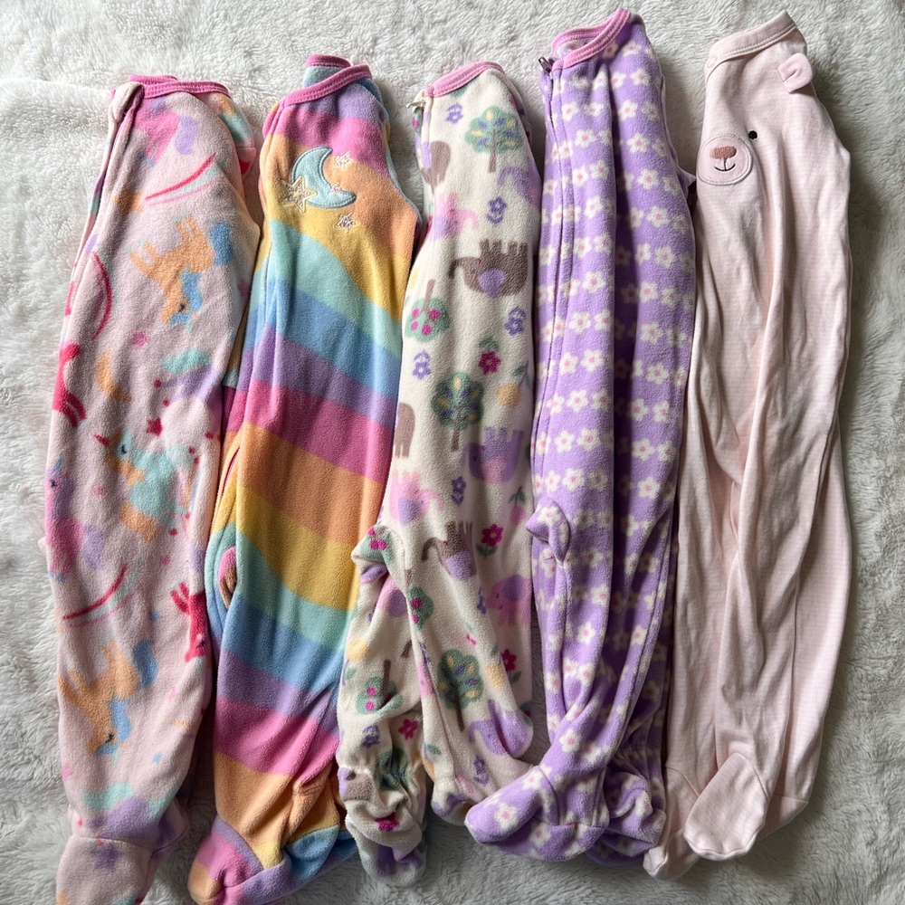 Colorful Baby Sleepers Set